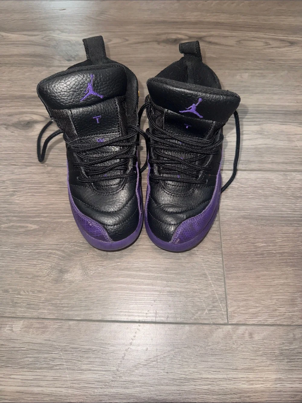 Jordan Kids' Sneakers in Black and Purple